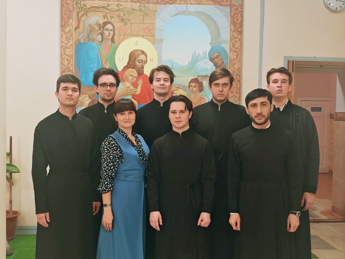 В школе состоялась встреча со студентами Духовной академии 